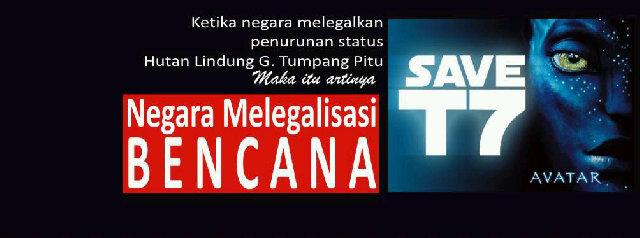 save tumpang 7, save earth, save people, and save the future
