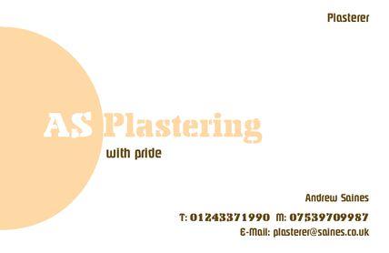 ASPlasterer's profile picture. local plasterer ready to plaster in our area and beyond.