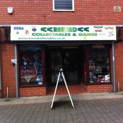 Rewind collectables and games sells movie & tv related figures, collectable figures, retro consoles & games, new gen games, ccg, warhammer/40k & more