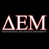 The Phi chapter of Delta Epsilon Mu National Pre-Health Fraternity.