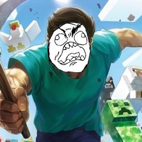 I'm tweeting virtual bullcrap while mining diamonds. Like a boss.
