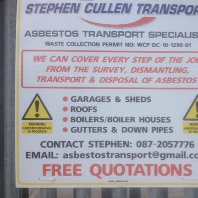 asbestos removal dublin based providing a removal and transport soluition in ireland