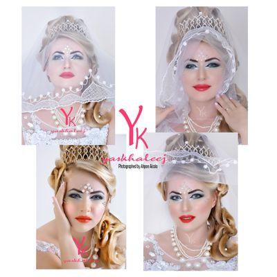 specialised in bridal make-up's (Dramatic, Cinematic,Party ,Halloween, Arabic and Indian theme, Bollywood ,Hollywood) hair style in advanced Internationa level.