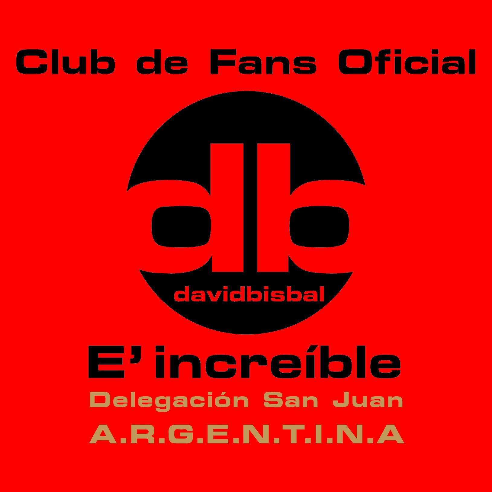 ♥ Fans Club E increible San Juan Argentina.¡apoyando! al Artista ´@davidbisbal :)