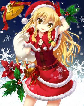 魔理沙 クリスマス服 18かも No Twitter 二次元キャラ出るまで50音 魔理沙 やったー