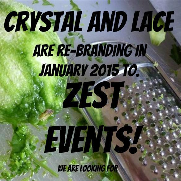 From January 1st 2015. We will be re-branding to Zest events. We have a new range of events to bring you, but all will have an 'Out of the Ordinary' feel.