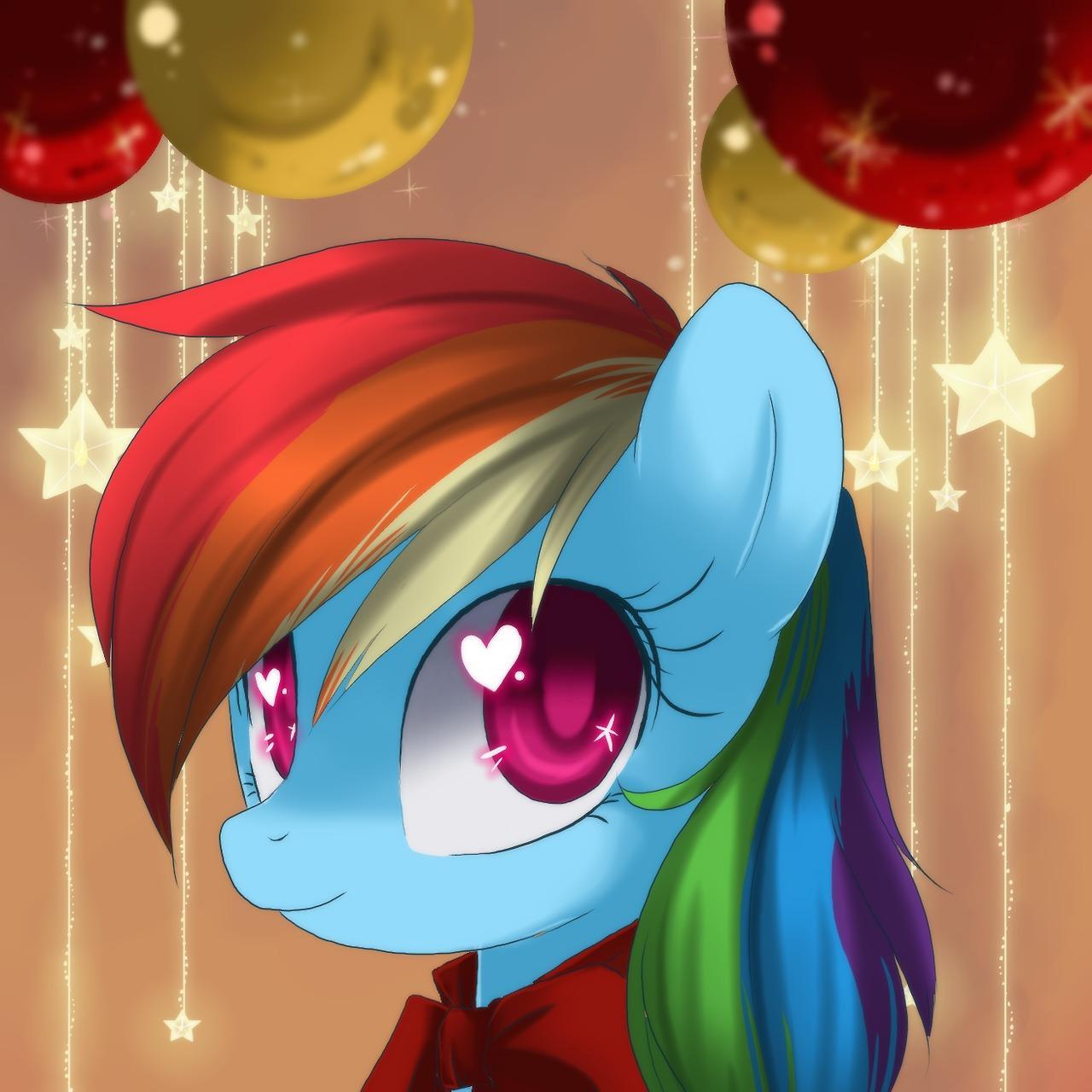 Hola soy Rainbow Dash soy el elemento de la lealtad y tengo 5 mejores amigas Twilight,Applejack,Pinkie Pie,Rarity,Fluttershy