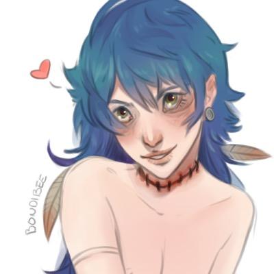 Returned to life by many blue stitches to the neck. The body is something sacred, the head houses the soul. Mink: @CinnamonDaddy { DescriptiveRP / 18+ Content }