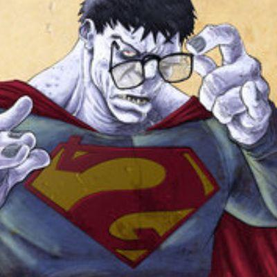 #Bizarro #Superman parody / satire / me am not resembling you/ Rest assured, the bad grammar is an aspect of the character being portrayed.