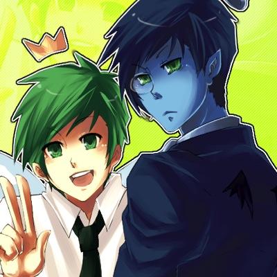 (C): Hey, I'm Cosmo!! have you seen my god child?! (A-C): can't believe that idiot is actually me... /an RP acc #FairyOddParents\