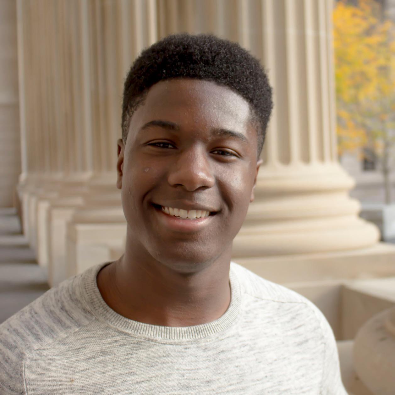A young man with a dream, a musician, a believer in education.