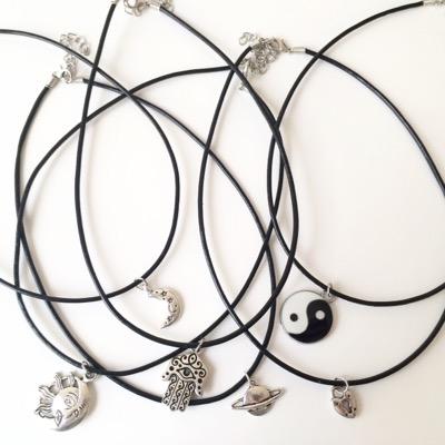 we sell chokers, necklaces, and more with different & unique charms. check out our shop, link below:)