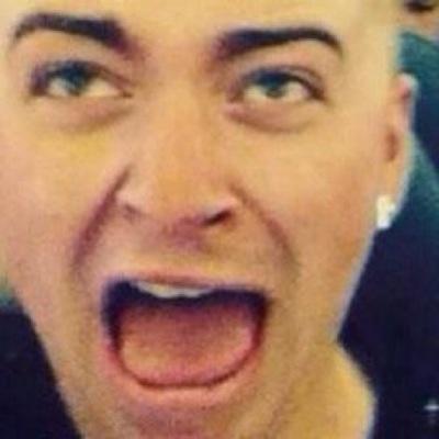 samsmithreacts's profile picture. hashtag relatable sam for everyday use ⚓️