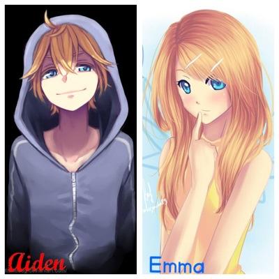 Emma: a young, care free teen, who's brother is the most annoying thing in the world, #Single~Aiden: a vampire who'll protect his sister no matter what, #Single