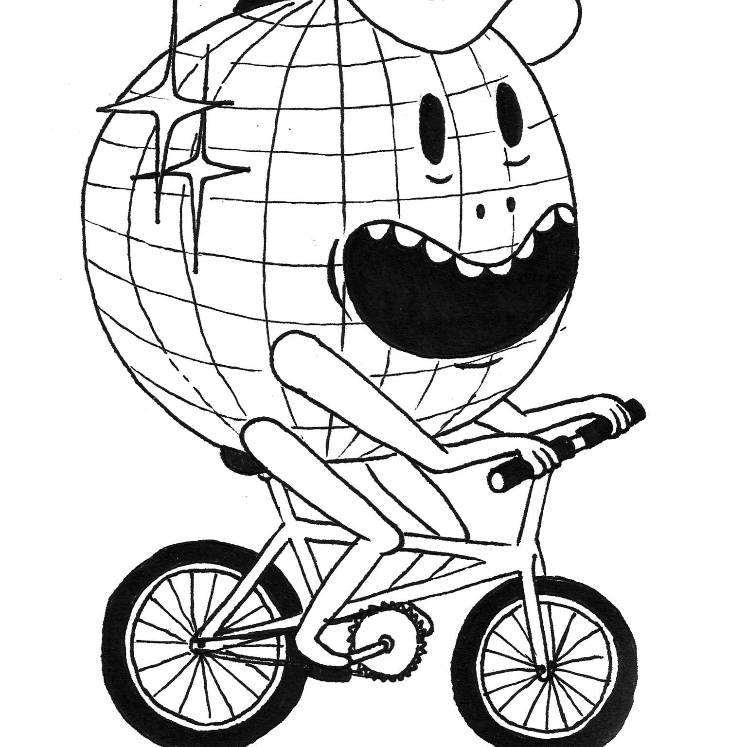 Man-bout-town Sydney Club DJ Disco Fixie. Bringing party tunes and good vibes