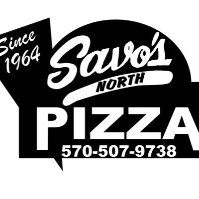 PizzaNorth's profile picture. Savo's Pizza serving Luzerne County since 1964! Now serving Lackawanna County residences with a new location! Offering dine-in, take out and deliveries!