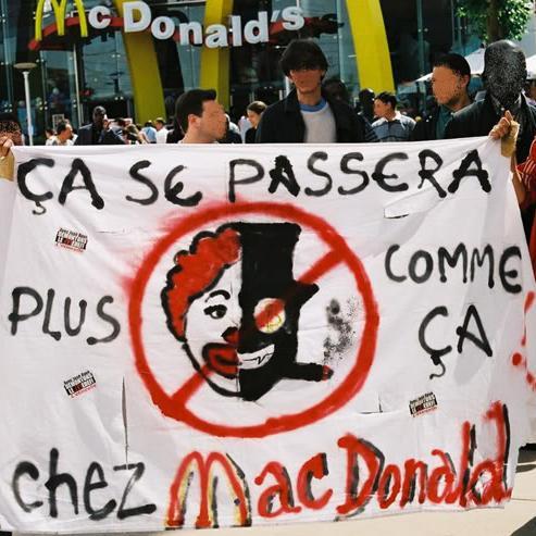 APPEL A TOUS LES EMPLOYéS MCDONALDS !
Notre heure est arrivée!
REJOIGNEZ NOUS :
Pour but de rassembler toute la France