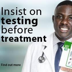 testandtreat's profile picture. Join as we tackle the massive burden of malaria in Nigeria. Test before you Treat. Ask about RDTs & ACTs