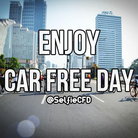 Selfie Keceriaanmu Saat Car Free Day di Kotamu | #selfieatcfd | IG : @selfiecfd  @gowesCFD | Mau ikutan jadi kontributor? mention ke kami ya :)