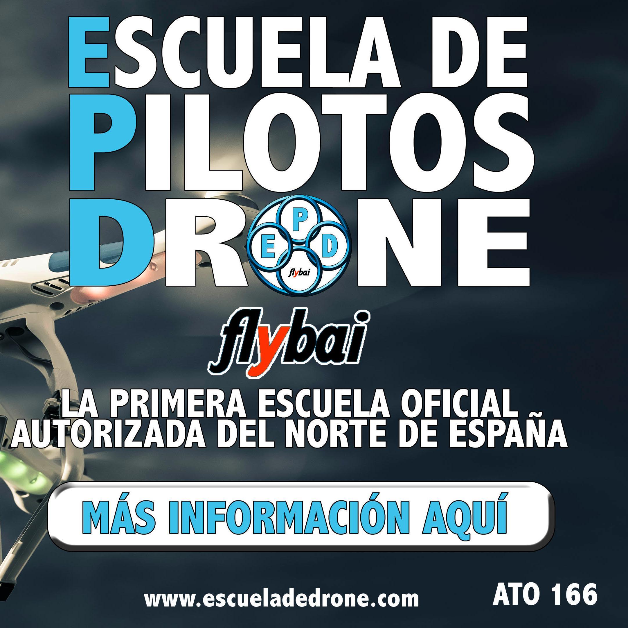 Escuela de Pilotos de Drone Flybai en el País Vasco , ATO-166 la 1ª Escuela Oficial del Norte de España
