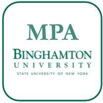 The Binghamton Univ MPA: A practical way to change the world.  Come, be changemakers with us