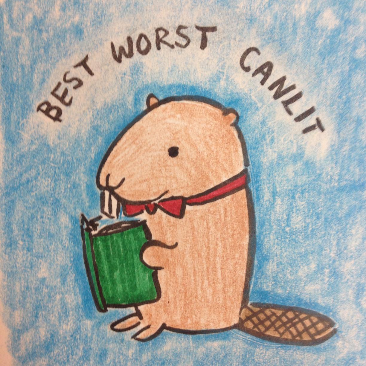 Tweeting so-bad-they're-good ideas for #Canlit book titles, with the help of our mascot Francis the Beaver. Tweet us one & if we like it, we'll retweet!