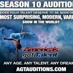 Any talent. Any age. Any dream. It only takes 1 audition. Will you take the chance?  America's Got Talent          (818) 480-7158