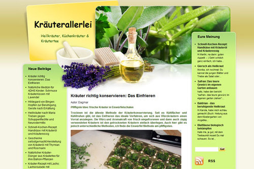 Kraeuterwissen's profile picture. Alles über Kräuter, Heilpflanzen,Kräutertee, Hildegard von Bingen, Maria Treben, tibetische Kräuter.