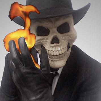 Detective. Skeleton. Wearer of custom-made suits. {#CrossoverRP}