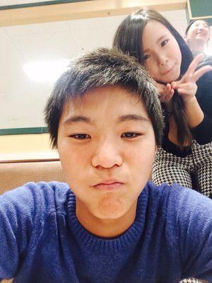 我孫子。14才。