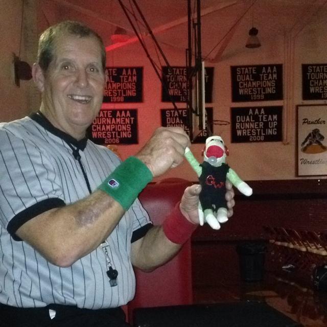 I am a Sock Monkey on a misson to make the GWU team to be with @mills_payton. I am also an experiment for a computer class at MHS. Follow me to help!