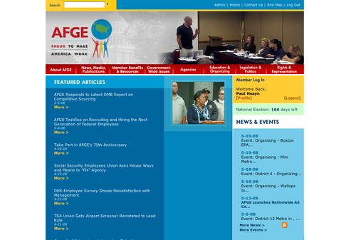 American Federation of Government Employees News Stream.