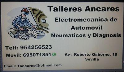 taller de electromecanica,neumaticos y diagnosis.el taller de la union sevillana del taxi,tambien reparamos a particulares,a los mejores precios del mercado, c