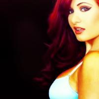 Crazy chick. [Obviously not Scarlett Bordeaux]