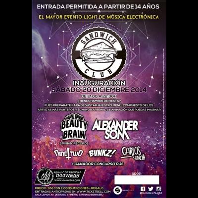 Harto de que todos los artistas intenacionales y nacionales top solo actuen en fiestas para +18 años? Llega @sandwichlight Inauguracion sabado 20