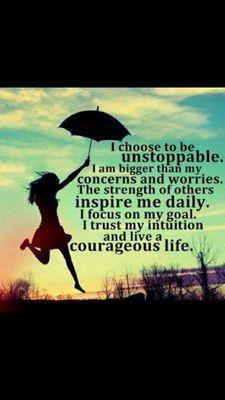 Its simple... life is a gift meant to be opened! Ignore the haters! Be yourself! Enjoy life! You decide how you live! Other people's opinions don't matter