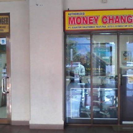 PT.Equator Valutamas              Authorized Money Changer 0751-819032,mobile phone 08116669944