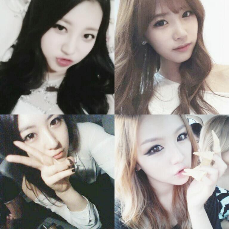 ♡ @taeeunhrts, @yurahrts, @mijoohrts & @jinyounghrts ♡