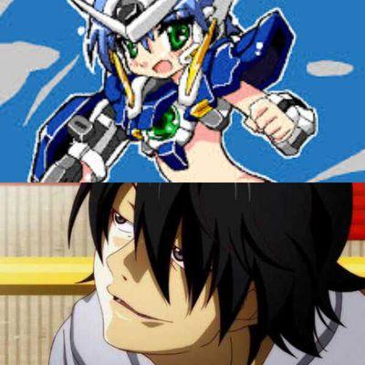 GN―001ガンダムエクシアと阿良々木暦さんのプロフィール画像