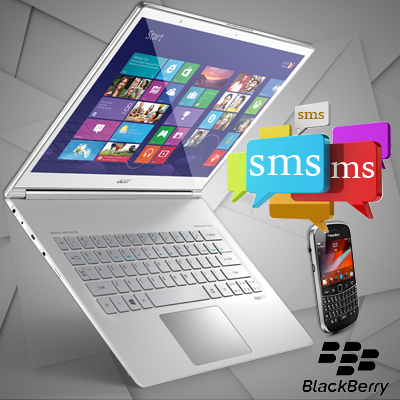 Bulk SMS Software for BlackBerry Mobile Phone to broadcast bulk SMS, notifications and alerts