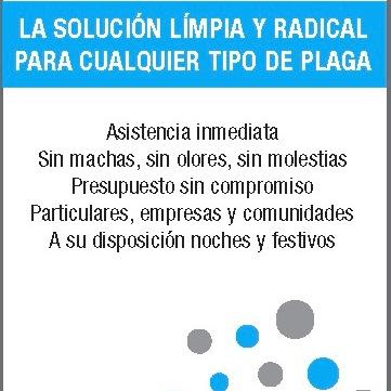 CONTROLPLAGA's profile picture. Amplia experiencia en el sector D.D.D.Atención personalizada.Productos última generación y respetuosos con Medio Ambiente