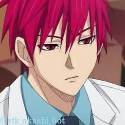 stk_akashi_bot's profile picture. こちらは赤司征十郎をストーカーにしてみた非公式自動botです。詳細は取扱説明書に記載しておりますので通読して頂けますと幸いです。お別れの際はブロック解除をお願い致します。