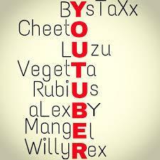 Hola que tal soy Morena  ami me encanta Youtube Gracia por conoserlos a ellos . Ellos son : ByStaxx Luzu Vegetta Alexby y Wilirez