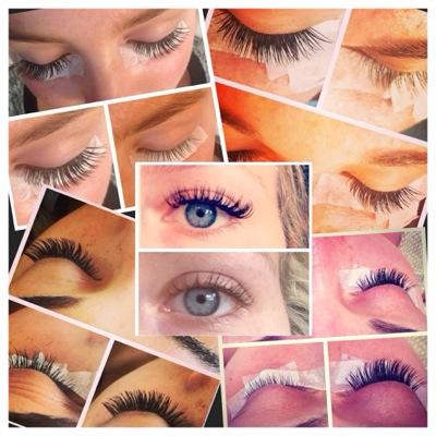 semi permanent eyelash extensions by me! different looks available natural or glamoursly full.....perfect for everyday or special occasions ❤️ 7years experience