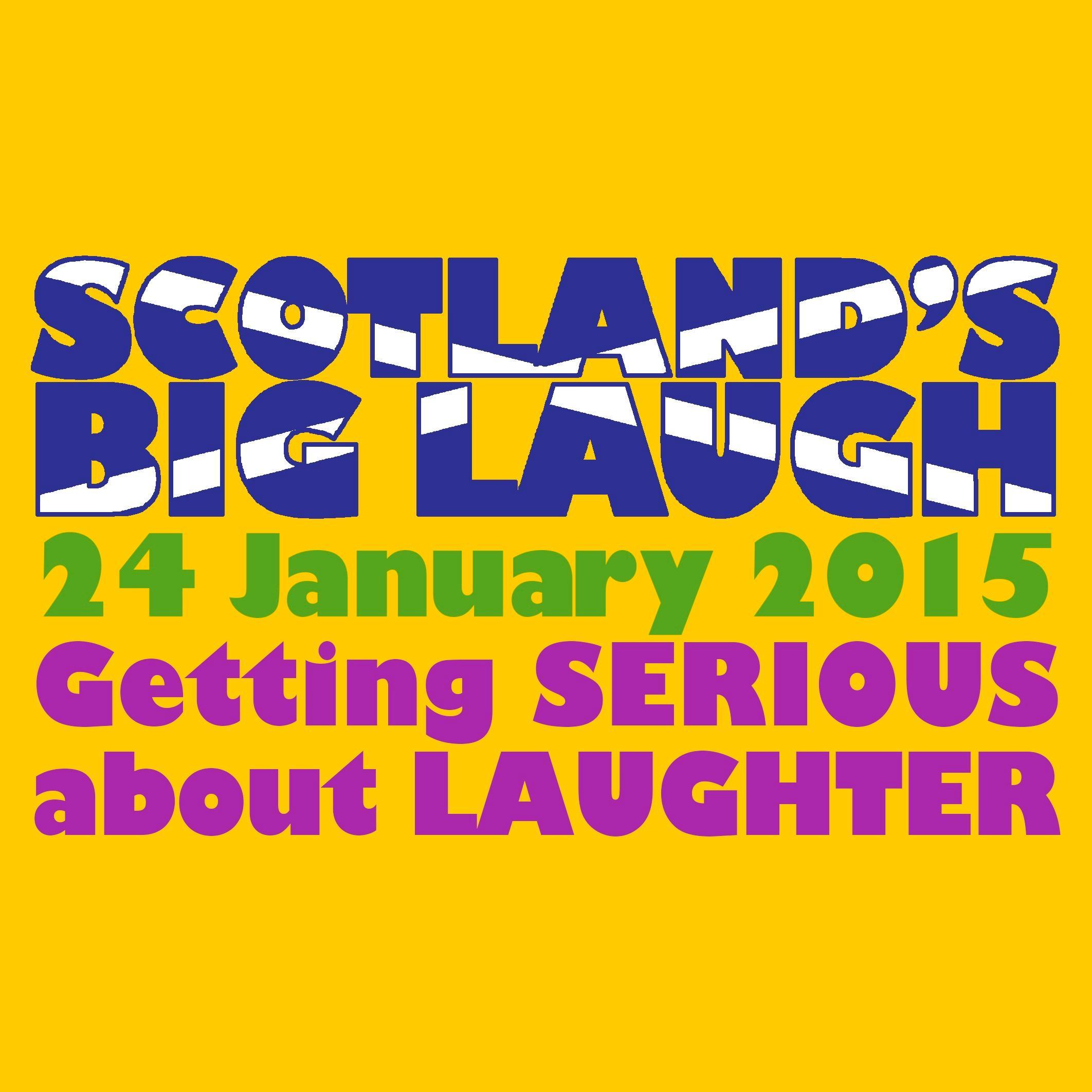 The official Twitter account for Scotland's Big Laugh 2015 - an entire day dedicated to sharing and creating laughter - Coming January 24th 2015