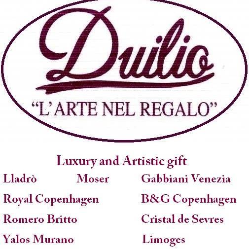 Duilio, artistic and luxury gift since 1952. Crystal, Porcelain, Venice and Muran glass, Bijoux in Riccione Italy.