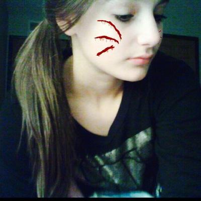 i LOVE to....well.....KILL!!!! I am insane!!! I love the dark and BLOOD!!! american horror story is my life!! and i love anything creepy!!