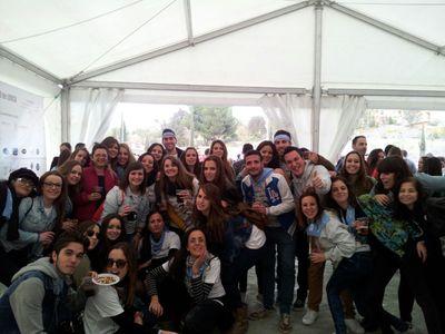 Estudiantes de Enfermería y Nutrición de la LCU. Enamorados de la ciudad de Lorca.  Arriba la LCU!!!!!!!