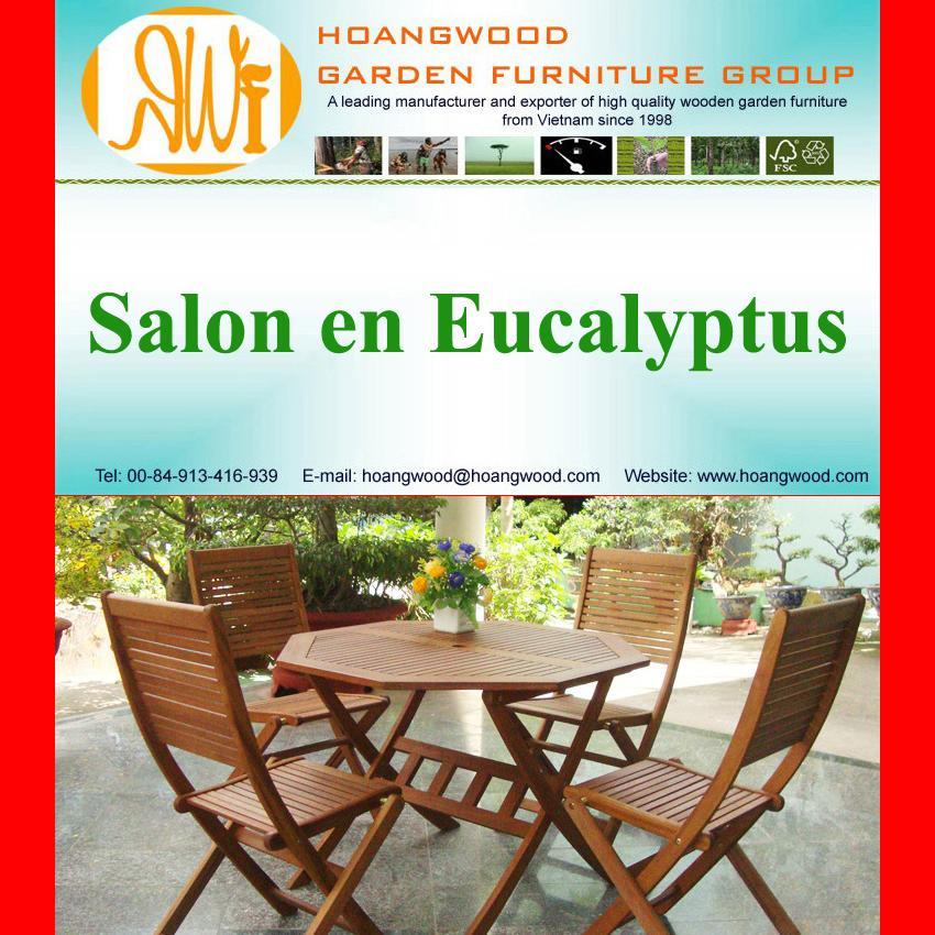 Mobilier de Jardin en bois FSC