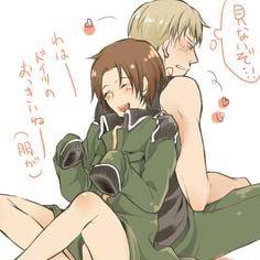 my name is Germany, I have a older bruder named Prussia and my best friend is Italy